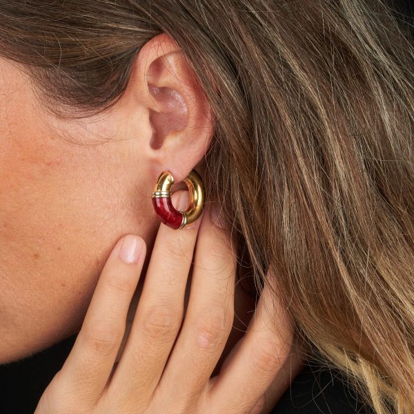 PAIO DI ORECCHINI A CERCHIO