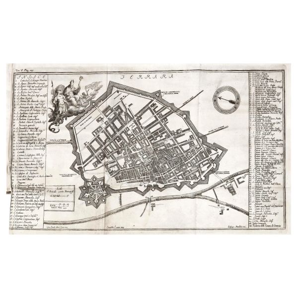 Frizzi, Antonio. Memorie per la storia di Ferrara. Ferrara, 1791-1809.