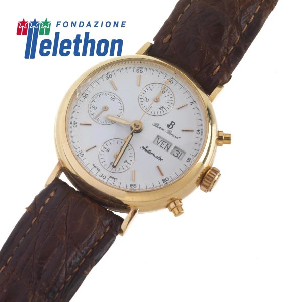 PIERRE BONNET AUTOMATIC CHRONOGRAPH IN 18KT YELLOW GOLD