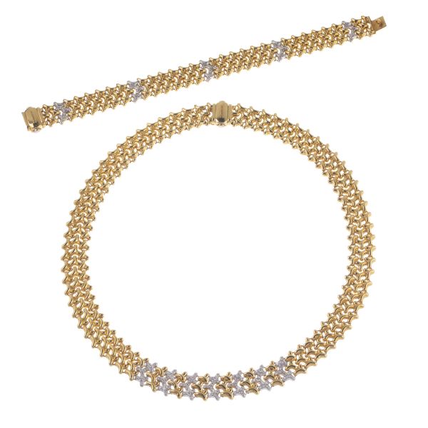 



CHIMENTO CHAIN DEMI PARURE IN 18KT TWO TONE GOLD