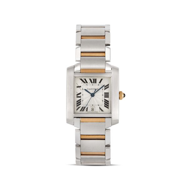 Cartier - CARTIER TANK FRANCAISE ACCIAIO E ORO MISURA GRANDE