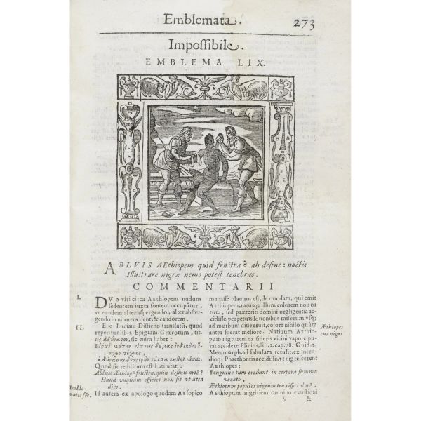Alciati, Andrea. Emblemata cum commentariis. Padova, Tozzi, 1621.