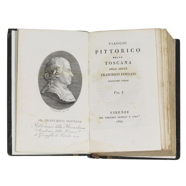 (Toscana - Illustrati 800)   FONTANI, Francesco.   Viaggio pittorico della Toscana. Edizione terza.   Firenze, Vincenzo Batelli, 1827.