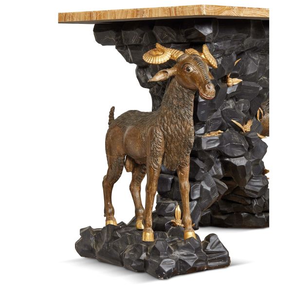 GRANDE CONSOLE DA PARETE, ITALIA MERIDIONALE, SECOLO XX