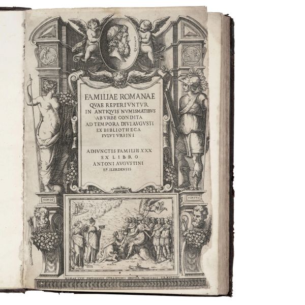 Fulvio Orsini - Orsini, Fulvio. Familiae Romanae quae reperiuntur in antiquis numismatibus ab urbe condita. Roma, Tramezini, 1577.