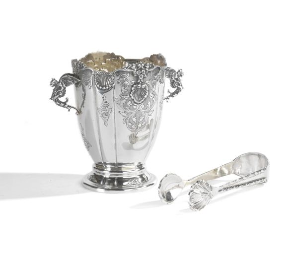 A SILVER ICE BUCKET, 20TH CENTURY