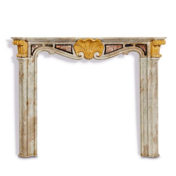 



A CENTRAL ITALY CHIMNEY FRONT, 19TH CENTURY