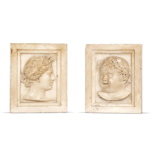 A PAIR OF LOMBARD BAS-RELIEFS, 16TH CENTURY 