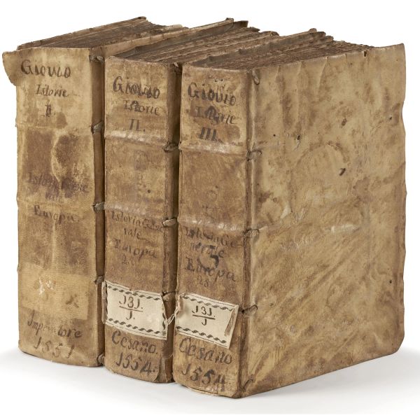 (Storia d&rsquo;Italia)   GIOVIO, Paolo.   Historie del suo tempo  . In Vinegia, appresso Bartholomeo  [..]