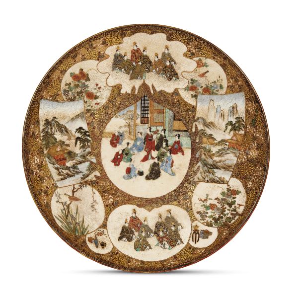 A PLATE, JAPAN, MEIJI PERIOD, 19TH-20TH CENTURY