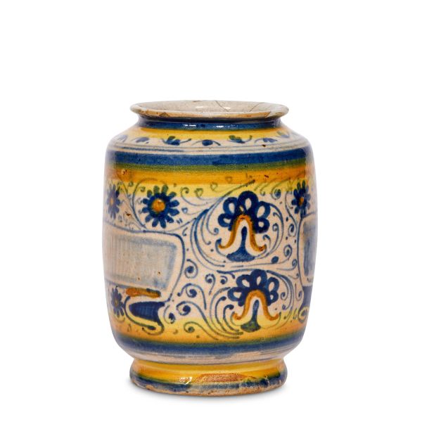 



A PHARMACY JAR (ALBARELLO), FAENZA, 17TH CENTURY