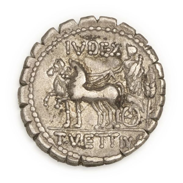 Vettia - Denario T. Vettius Sabinus (70 a.C.) - Zecca: Roma