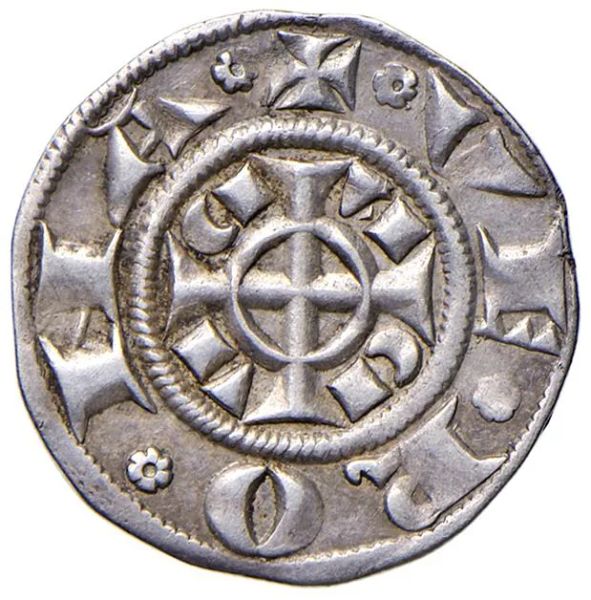 VERONA. FEDERICO II DI SVEVIA (1218-1250) GROSSO DA 20 DENARI