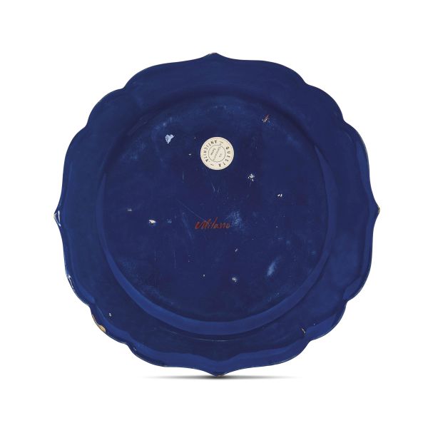 PIATTO, MILANO, MANIFATTURA CLERICI, SECOLO XVIII