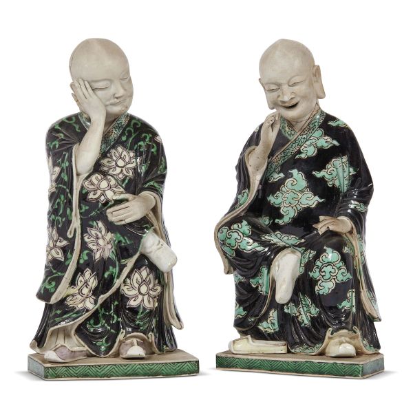 TWO SCULPTURES, CHINA, QING DYNASTY, 18TH CENTURY