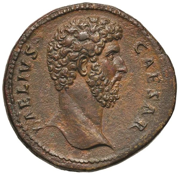 IMPERO ROMANO. ELIO CESARE (137 d. C.) SESTERZIO, zecca di Roma
