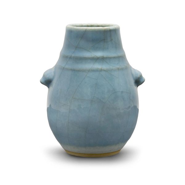 



VASO IN PORCELLANA A SMALTO GE AZZURRO, CINA, DINASTIA QING, SEC. XVIII-XIX