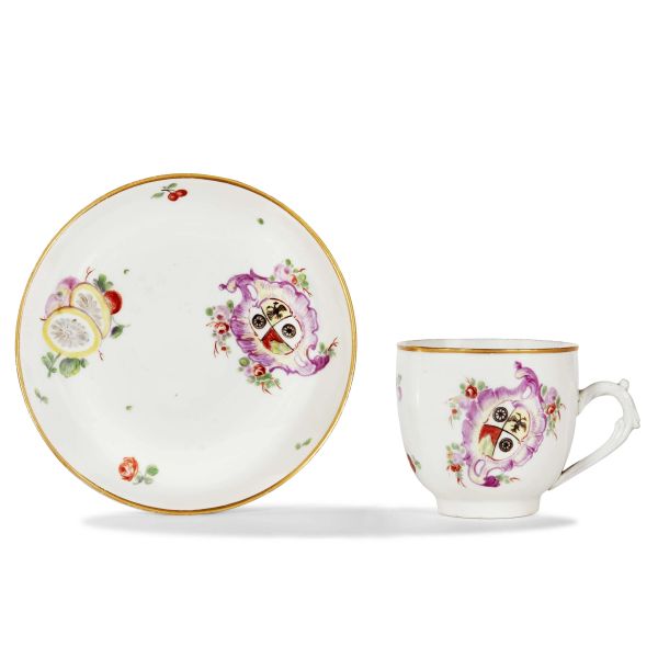 A COZZI CUP WITH SAUCER, VENICE, CIRCA 1775