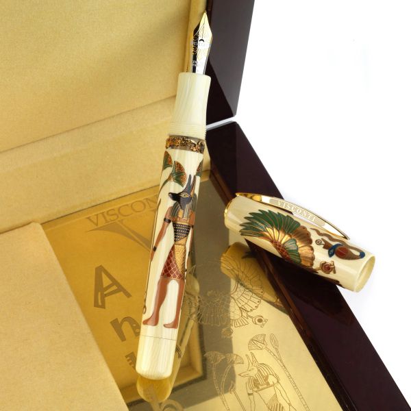 VISCONTI "SUPERNATURAL CREATURES" - ANUBI - LIMITED EDITION MAKI-E FOUNTAIN PEN N. 089/188