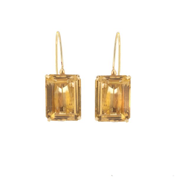 



CITRINE QUARZ EARINGS IN 18KT GOLD
