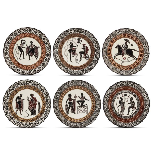 



SIX GIUSTINIANI DISHES, NAPLES, AFTER 1818