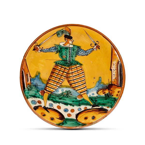 



A DISH, MONTELUPO, FIRST HALF 17TH CENTURY