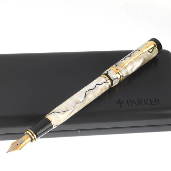 PARKER DUOFOLD CENTENNIAL MOP FOUNTAIN PEN - Auction ONLINE