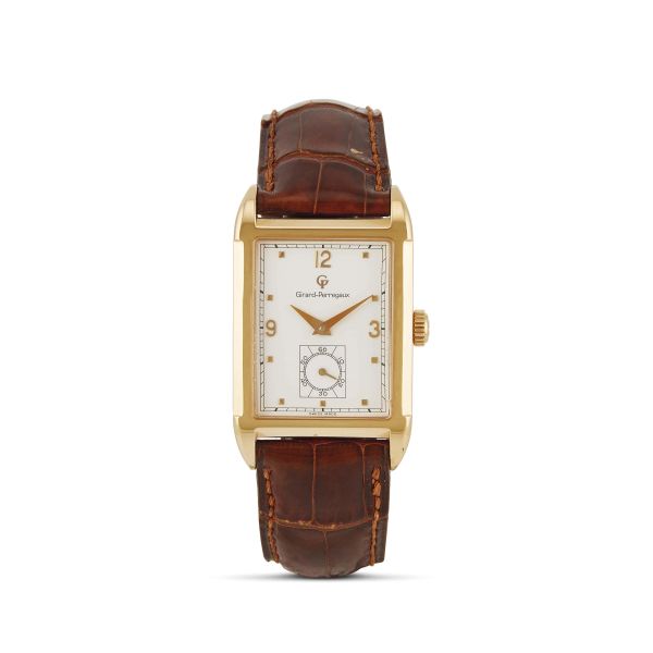 GIRARD PERREGAUX REF. 4961 YELLOW GOLD WRISTWATCH, 1991