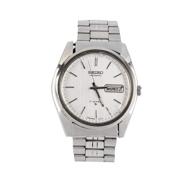 SEIKO DAY-DATE REF. 6309-8020 STAINLESS STEEL WRISTWATCH