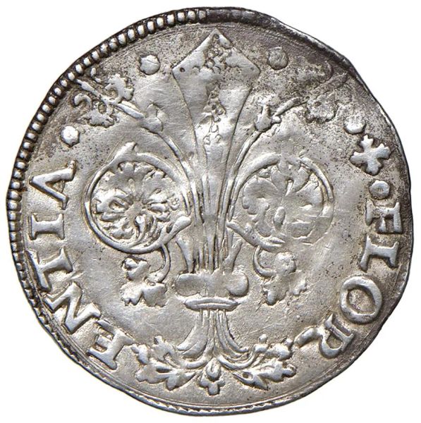 



FIRENZE. REPUBBLICA (sec. XIII-1532). CARLINO I semestre 1505 (simbolo: stemma Sacchetti con F, Filippo Sacchetti)