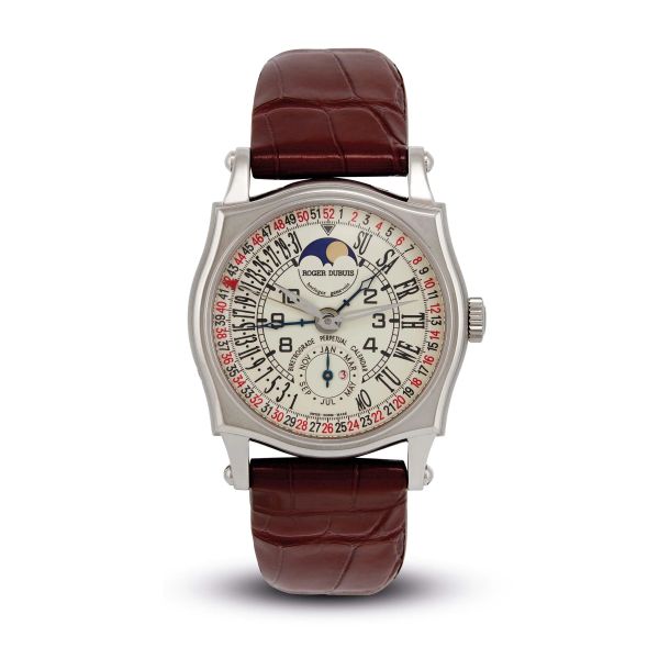



ROGER DUBUIS SYMPATHIE BIRETROGRADE CALENDARIO PERPETUO FASI LUNARI REF. S43 57100 N. 6/28