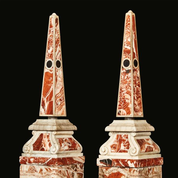 COPPIA DI OBELISCHI, SECOLO XVIII