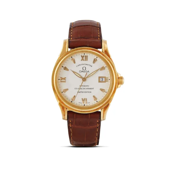 Omega - 



OMEGA DE VILLE CO-AXIAL ESCAPEMENT LIMITED EDITION REF. 168.1848 N. 2XX/999 YELLOW&nbsp; GOLD WRISTWATCH