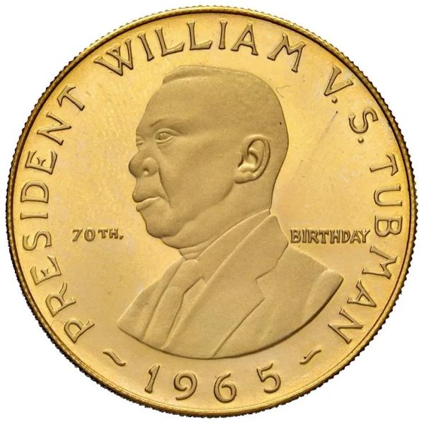      LIBERIA. 30 DOLLARI 1965 