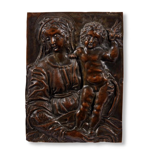 



Spain, 17th century, Virgin and Child, copper
