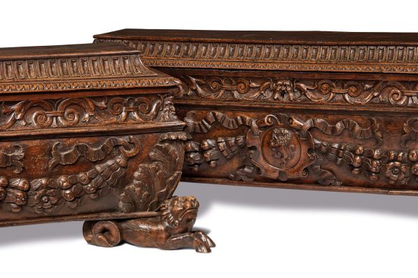 CASSONE, ITALIA CENTRALE, SECOLO XVI