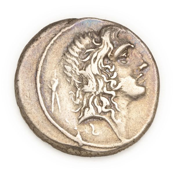 



Plaetoria - Denario M. Plaetorius M.f. Cestianus (57 a.C.) - Zecca: Roma