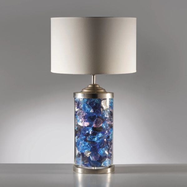 



BLUE GLASS TABLE LAMP