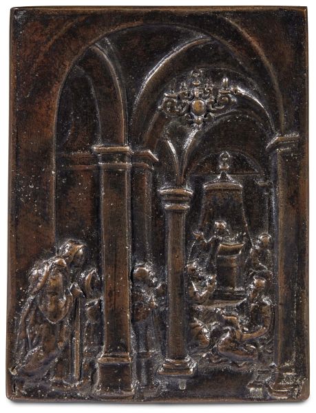 Augsburg, early 17th century, Indoor of a Church, bronze