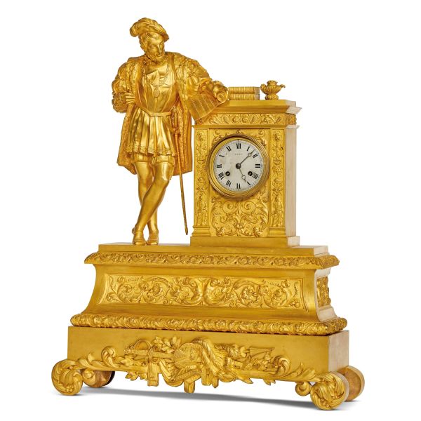



A FRENCH MANTEL CLOCK, 19TH CENTURY