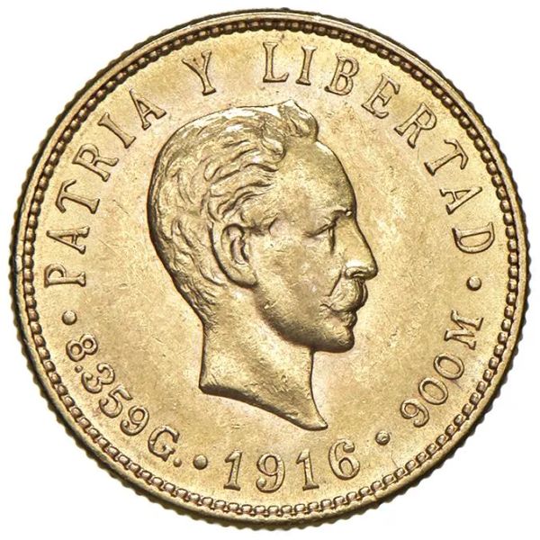 



CUBA. 5 PESOS 1916