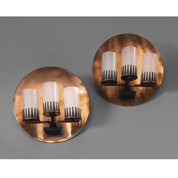 



A COUPLE OF COPPER AND PLASTIC APPLIQUES 