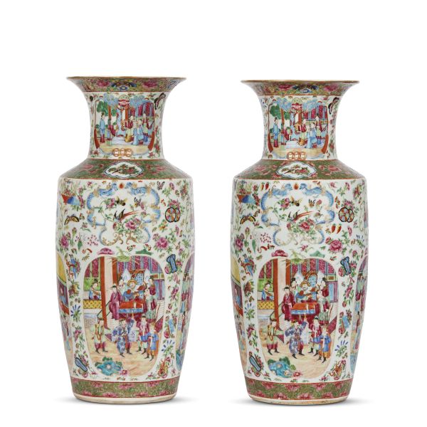 TWO VASES, CHINA, QING DYNASTY, 19TH CENTURY