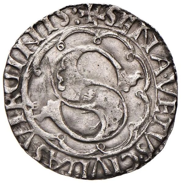 SIENA REPUBBLICA (1404 &ndash; 1555), GROSSO DA 7 SOLDI (1485-1500)
