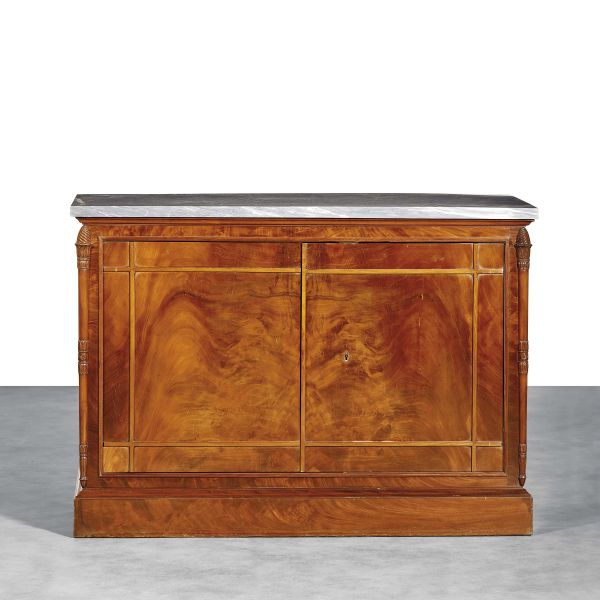 A COMMODE &Agrave; VANTAUX, STAMPED G. JACOB, FRANCE, EARLY 19TH CENTURY