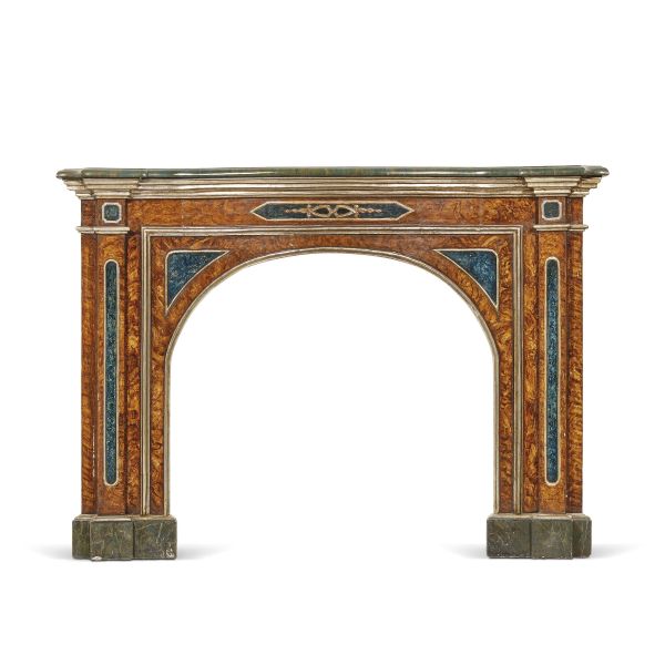 A MANTELPIECE FRONT, 20TH CENTURY