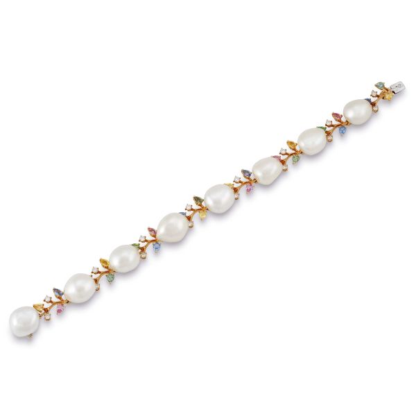 



SCHOEFFEL BRACELET WITH PEARLS AND SAPPHIRES