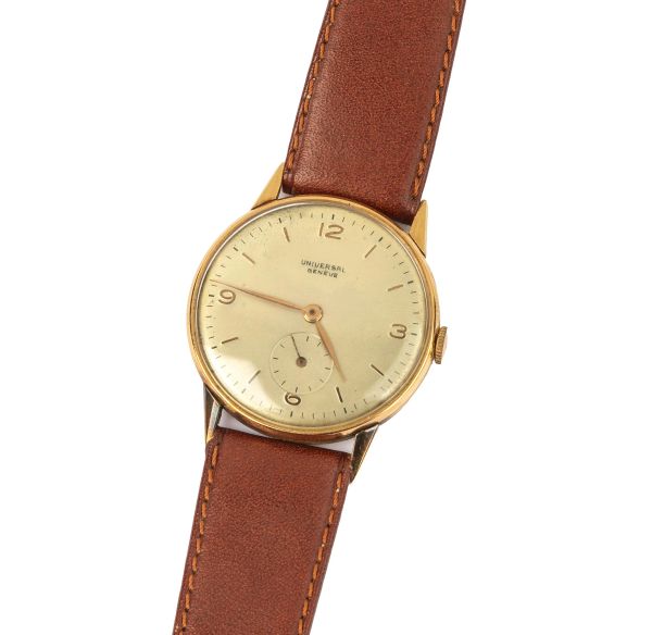 



UNIVERSAL GENEVE YELLOW GOLD WRISTWATCH
