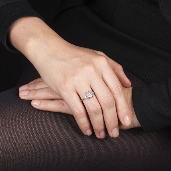 ANELLO CON DIAMANTI TAGLIO ANTICO