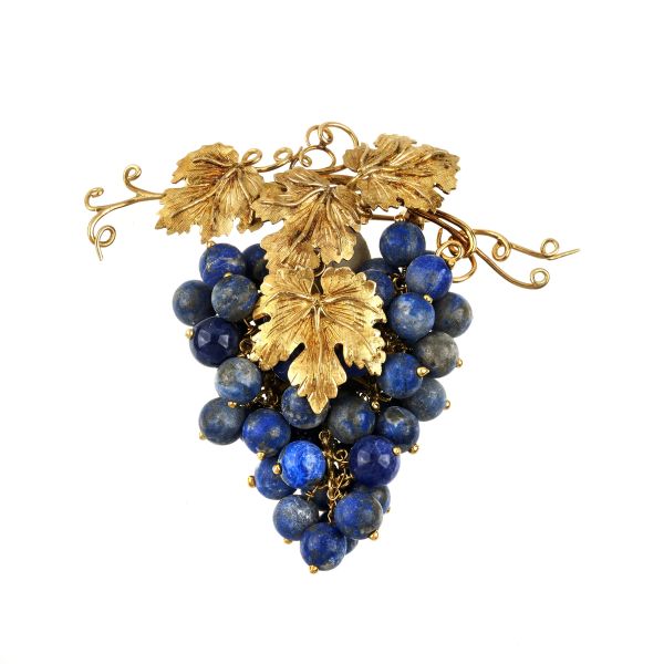



CLUSTER OF GRAPE BROOCH IN 18KT YELLOW GOLD